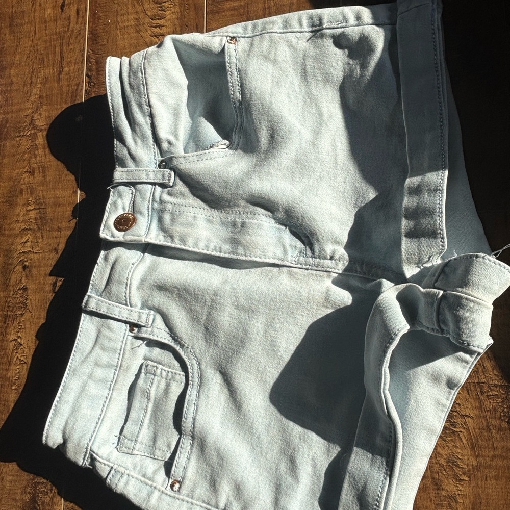 Forever 21 Light Blue Denim Shorts